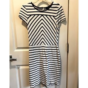 Banana Republic Leather Collar Dress